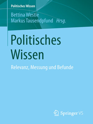 cover image of Politisches Wissen